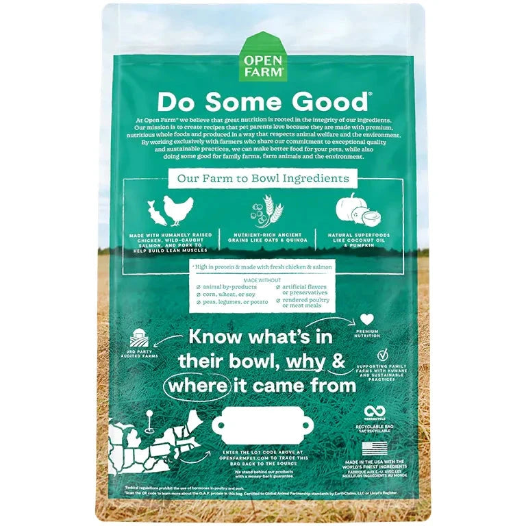 Open Farm Chicken & Salmon Ancient Grains Puppy Dry Food by OPEN FARM