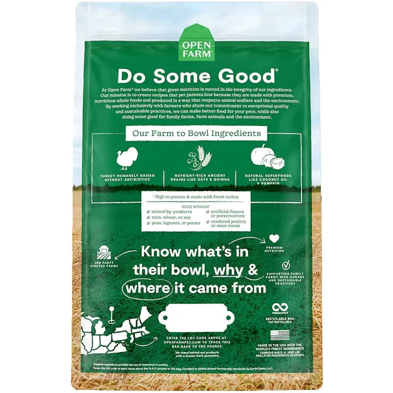 Open Farm Homestead Turkey & Ancient Grains Dry Dog Food by OPEN FARM