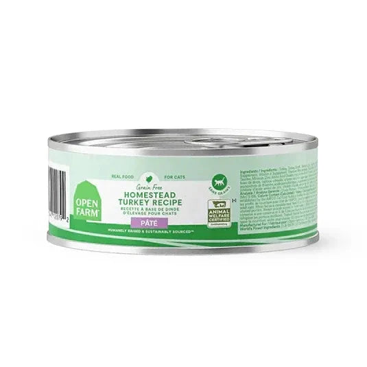 Open Farm Homestead Turkey Recipe Pate for Cats by OPEN FARM