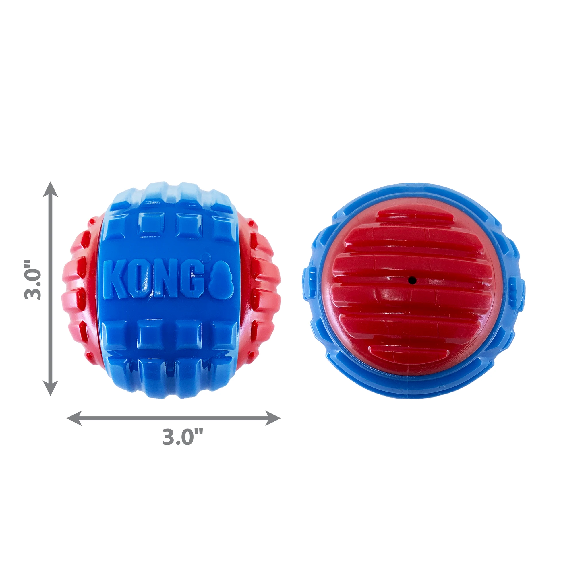KONG CoreStrength Rattlez Ball Dog Toy Large by KONG