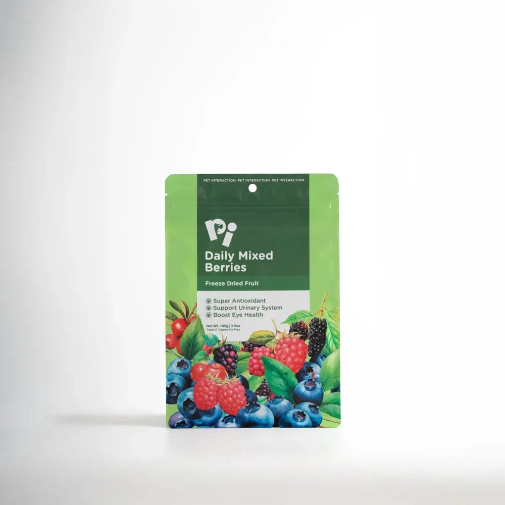 PI Pet Food Freeze Dried Fruit Daily Mixed Berries 100g by PI Pet Food