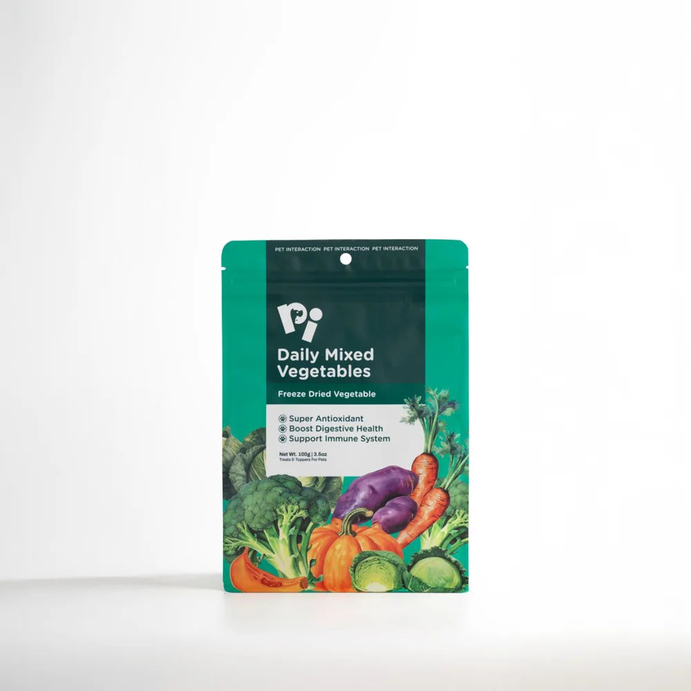 PI Pet Food Freeze Dried Daily Mixed Vegetables 100g