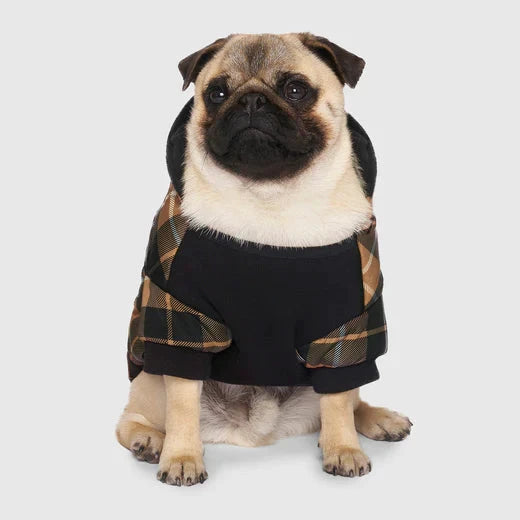 Canada Pooch Prism Puffer-Brown Plaid by Canada Pooch