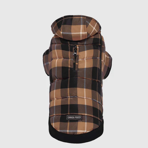 Canada Pooch Prism Puffer - Plaid marron