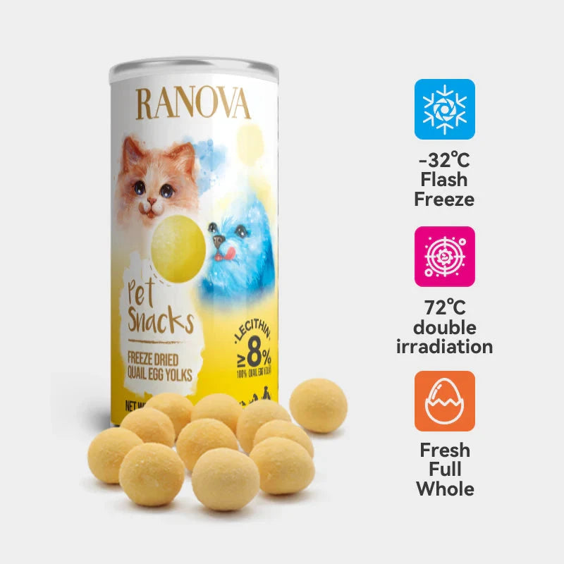 Ranova Freeze-Dried Quail Egg Yolk 80g by Ranova