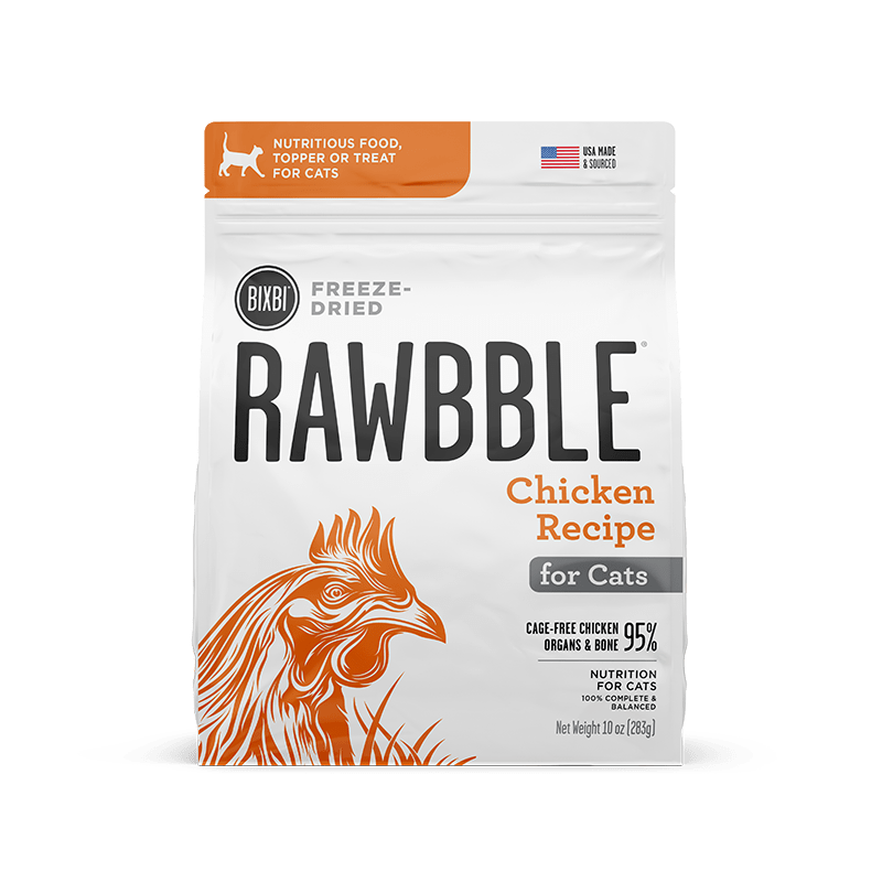 Bixbi Rawbble Freeze-Dried Cat Food - Chicken Recipe