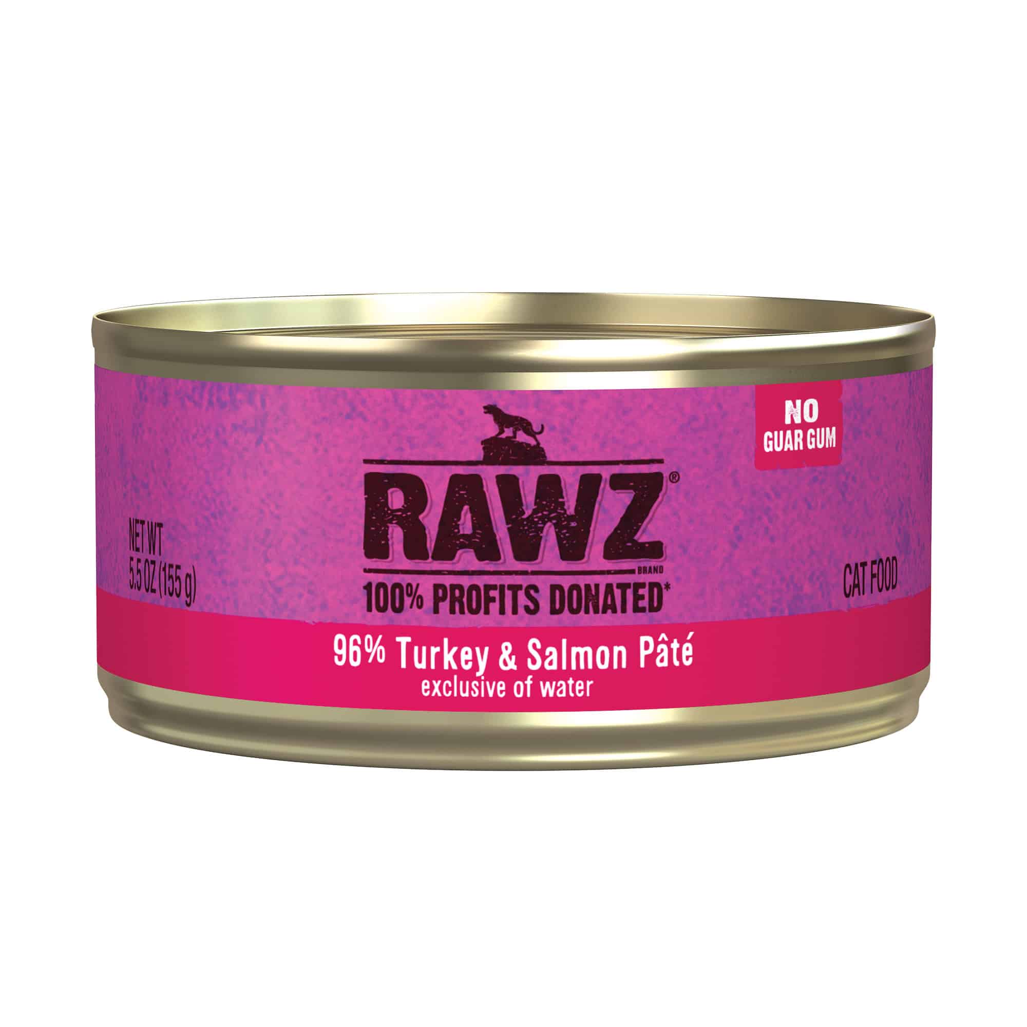 Nourriture pour chats RAWZ 96 % de pâté de dinde et de saumon