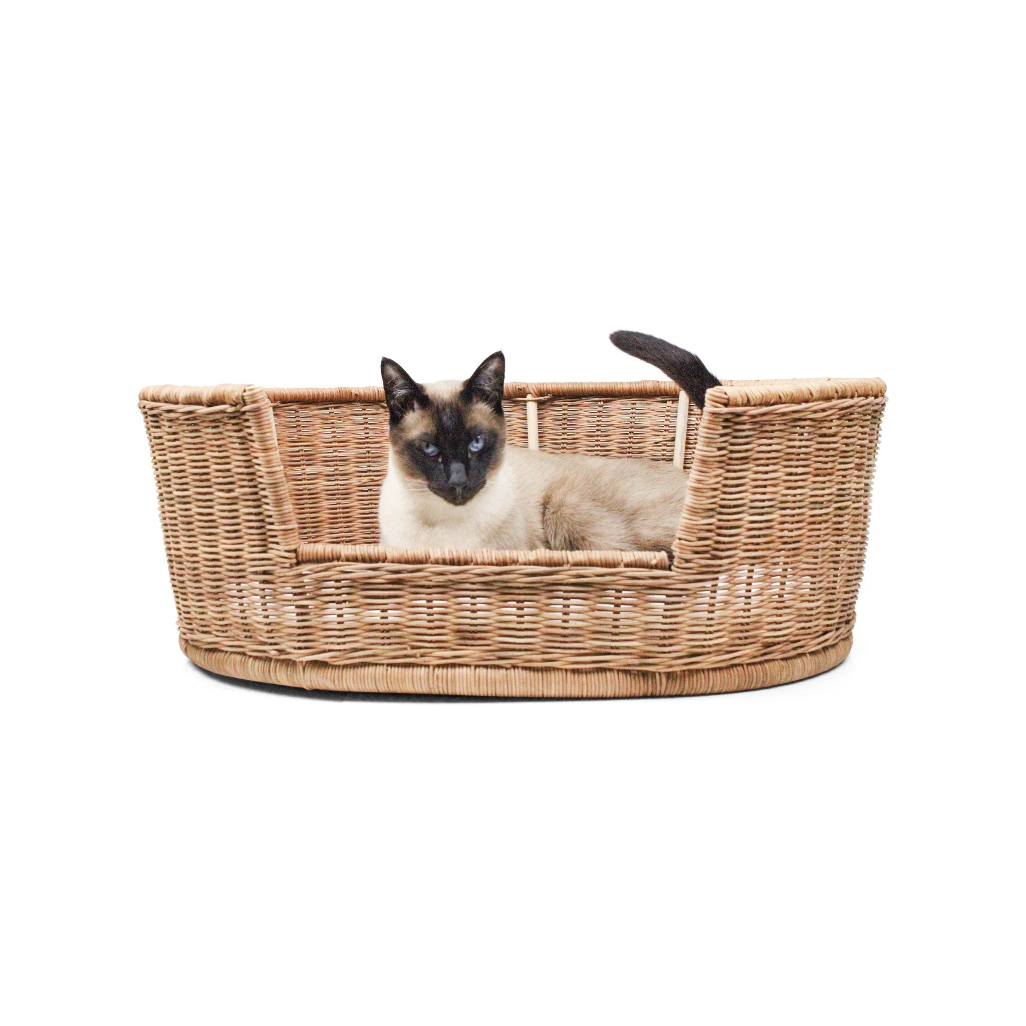 Chaiyat Boutique SnuggleNest Basket Pet Bed by Chaiyat Boutique
