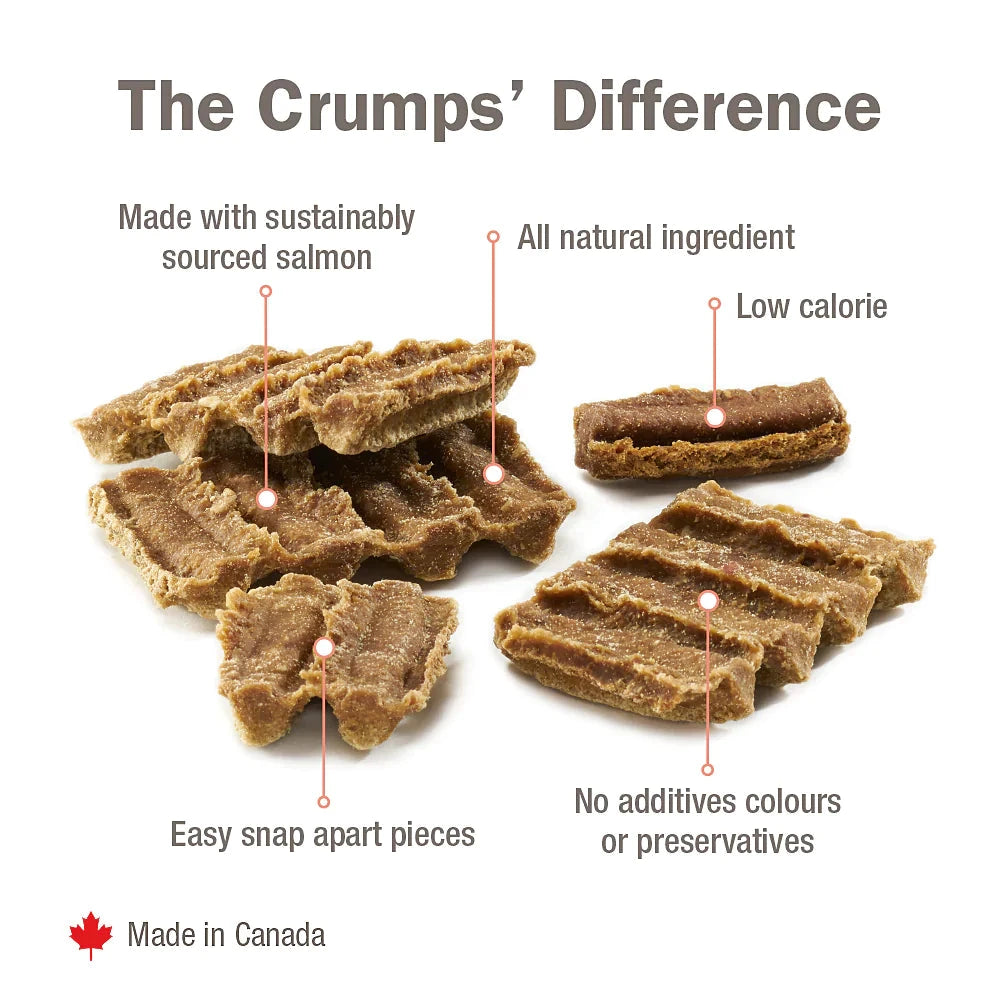 Crumps' Naturals Salmon Snaps Mini Trainers 250g by Crumps' Naturals