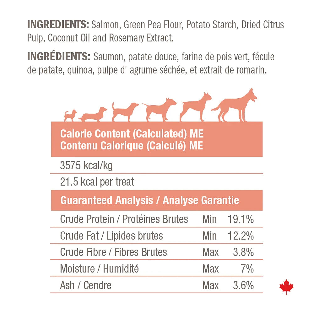 Crumps' Naturals Salmon Snaps Mini Trainers 250g by Crumps' Naturals