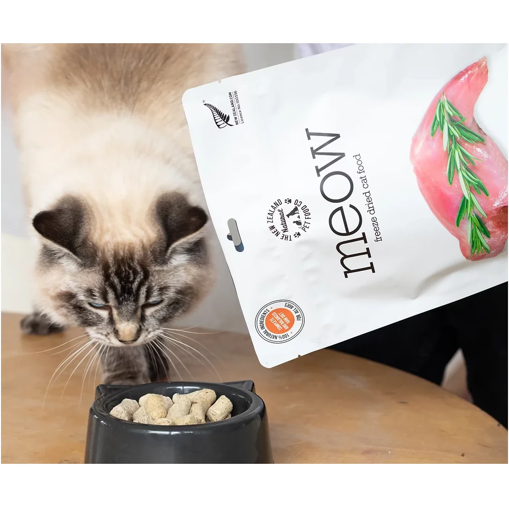 Meow Freeze Dried Cat Food Duck Recipe by NZPF