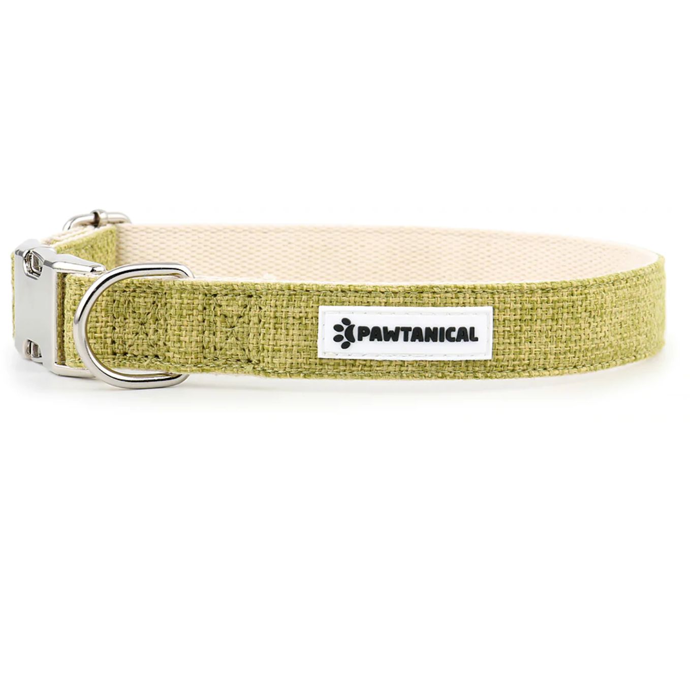 Collier en chanvre Pawtanical - Vert gazon