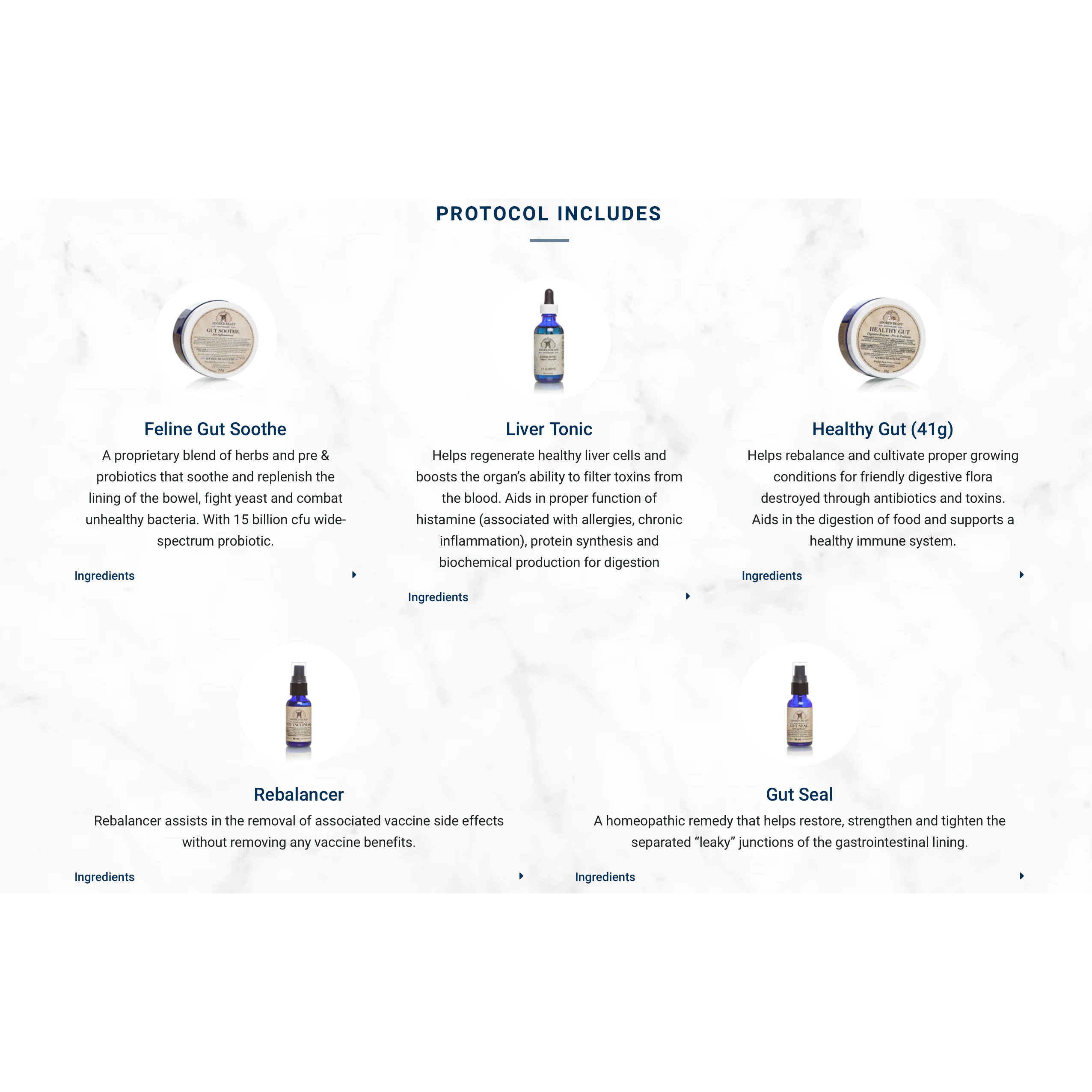 Adored Beast - Feline Leaky Gut Protocol