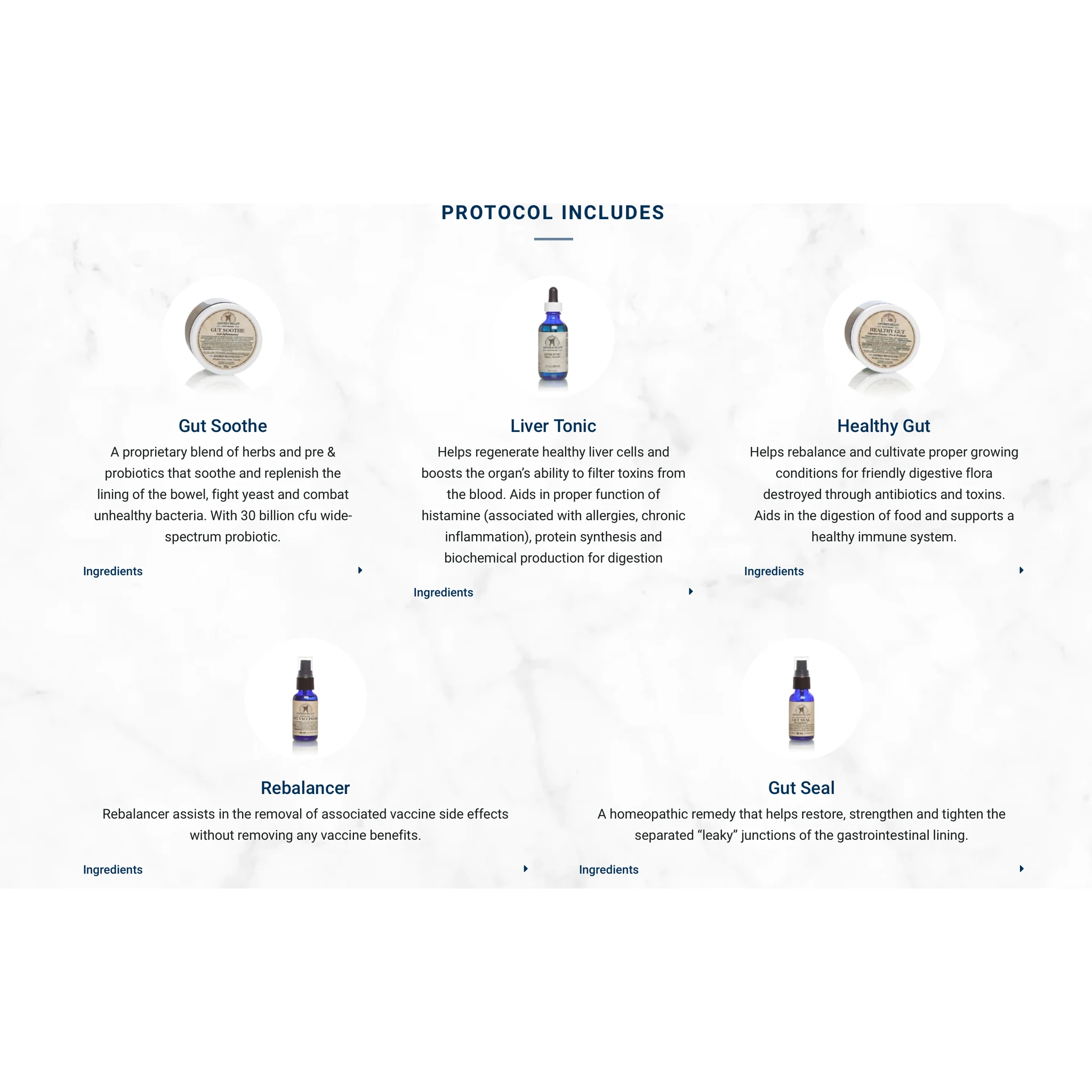 Adored Beast - Small Dog Leaky Gut Protocol by Adored Beast