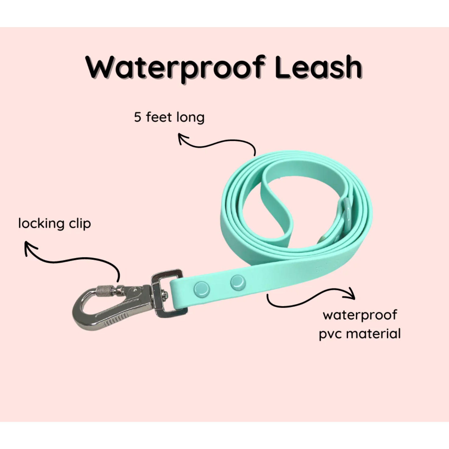 Laisse imperméable pour chien Sharper Barker