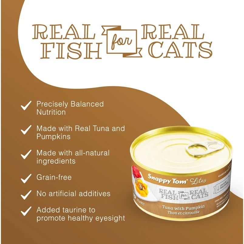 Snappy Tom Lites Tuna with Pumpkin by Snappy Tom