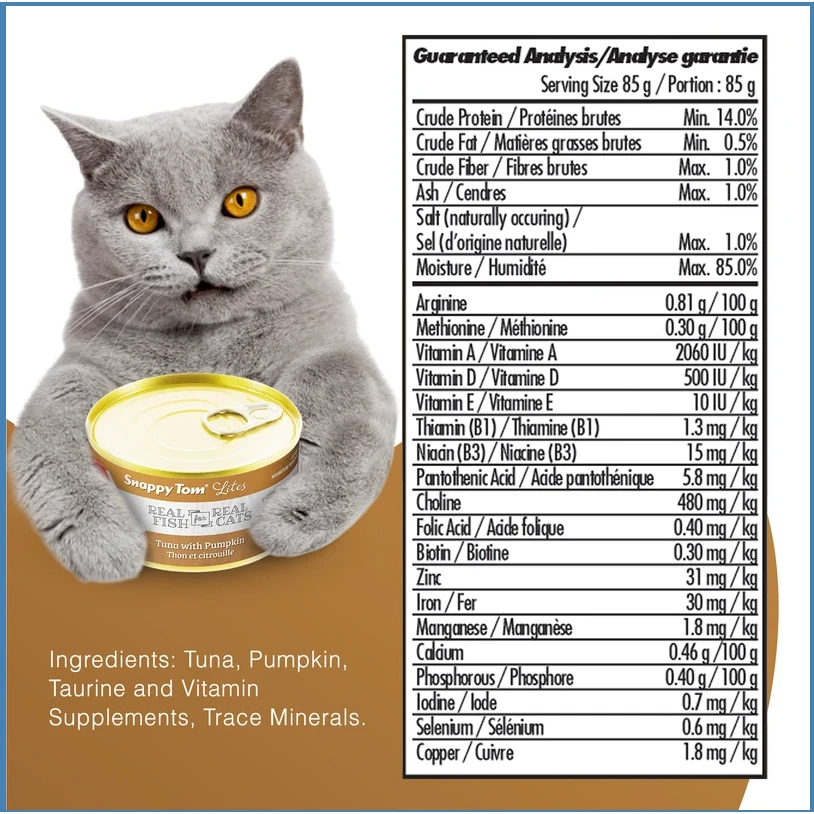 Snappy Tom Lites Tuna with Pumpkin by Snappy Tom