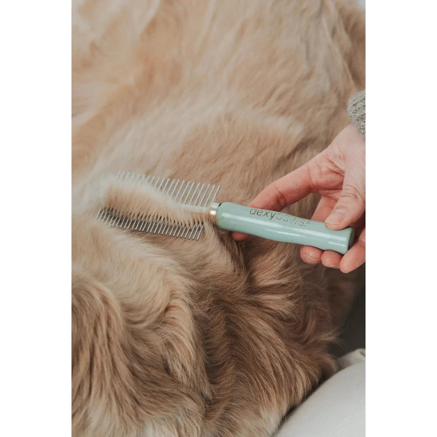 Dexypaws Stainless Steel Double Detangling Comb For Pets by Dexypaws