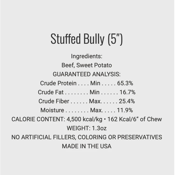 ETTA SAYS! Esophagus Stuffed Bully Sticks Dog Treat by Etta Says