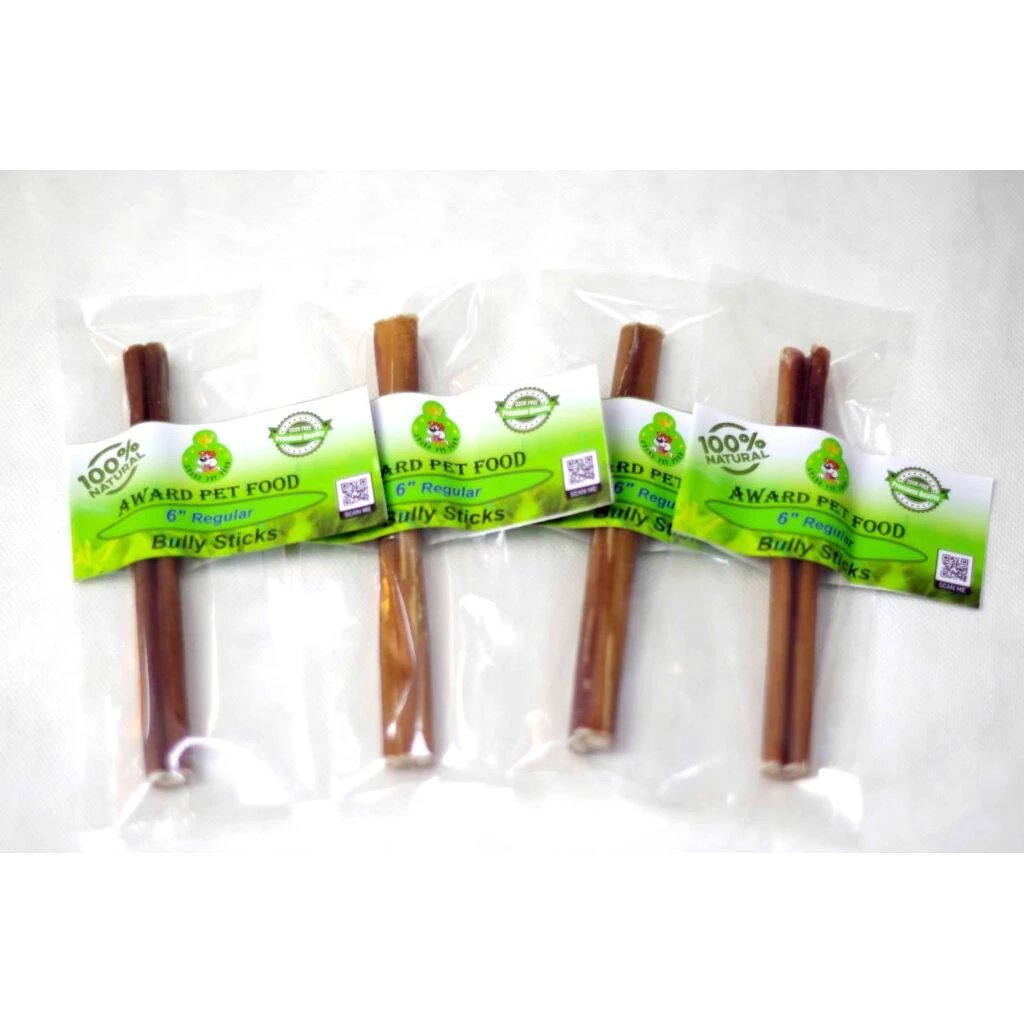 Premium Bully Sticks for Dogs by Award Pet Food