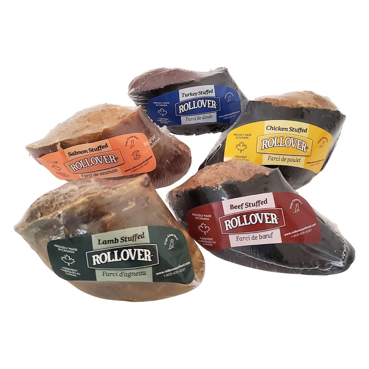 Sabots de bœuf farcis pour chiens