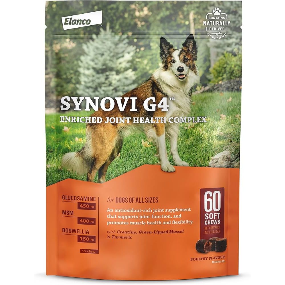 Synovi G4 Complément alimentaire pour articulations de chien