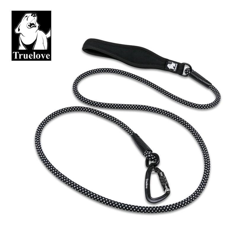Truelove Dog Pet Leash Nylon With Reflective Aluminum-Alloy Hook Stainless Steel D-ring by True Love