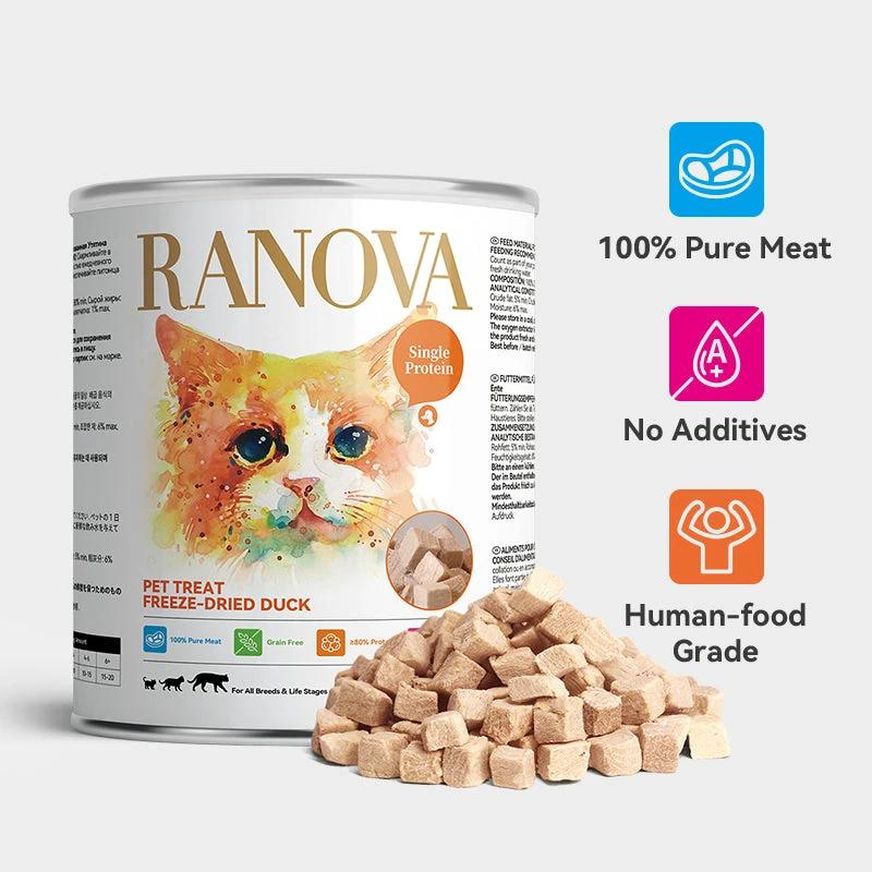 Ranova Duck Breast Freeze-Dried Dog & Cat Treats 115g by Ranova