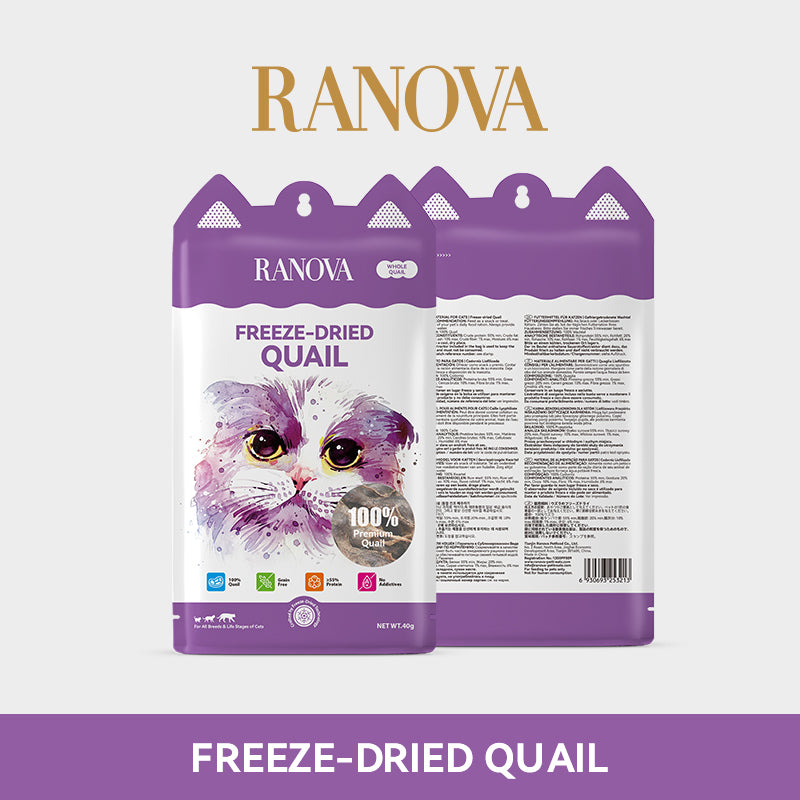 Ranova Freeze-Dried Whole Quail - 40g