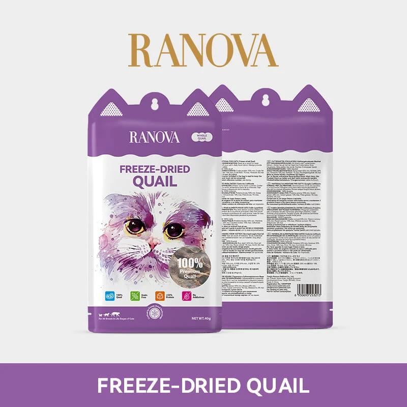 Ranova Freeze-Dried Whole Quail - 40g by Ranova