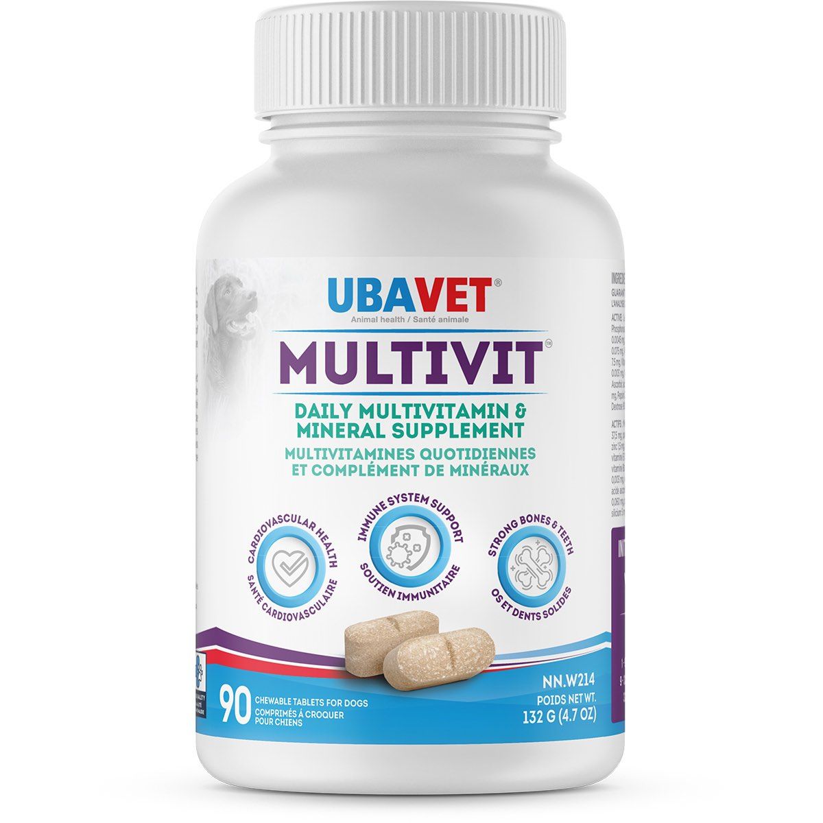 UBAVET MULTIVIT Daily Vitamin & Mineral Chewable Tablet