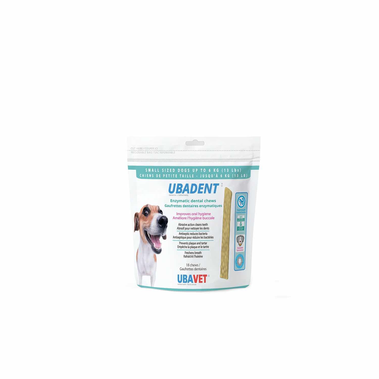 UBAVET Ubadent Enzymatic Dental Chews For Dogs