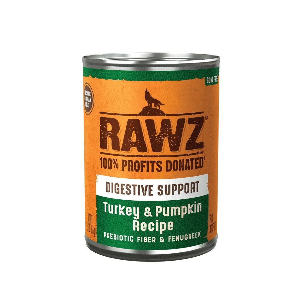 RAWZ Digestive Support Turkey & Pumpkin Dog Food 12.5oz by Rawz