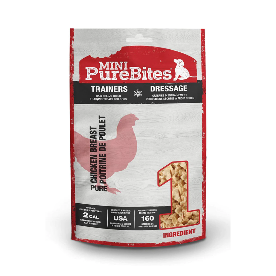 PureBites Mini Trainers Chicken Breast Dog Treats 60 g