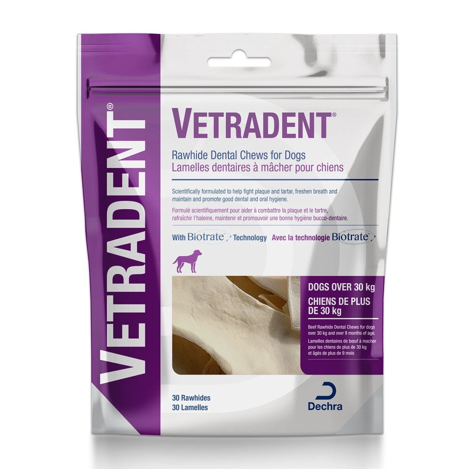 Vetradent Rawhide Dental Chews for Dogs by BEAM Pharmacy