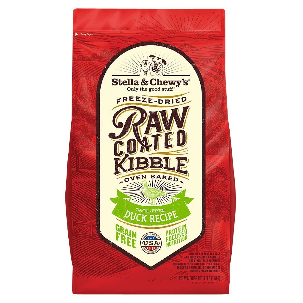 Stella & Chewy's Cage-Free Duck Raw Coated Kibble Dog Food by Stella & Chewy's