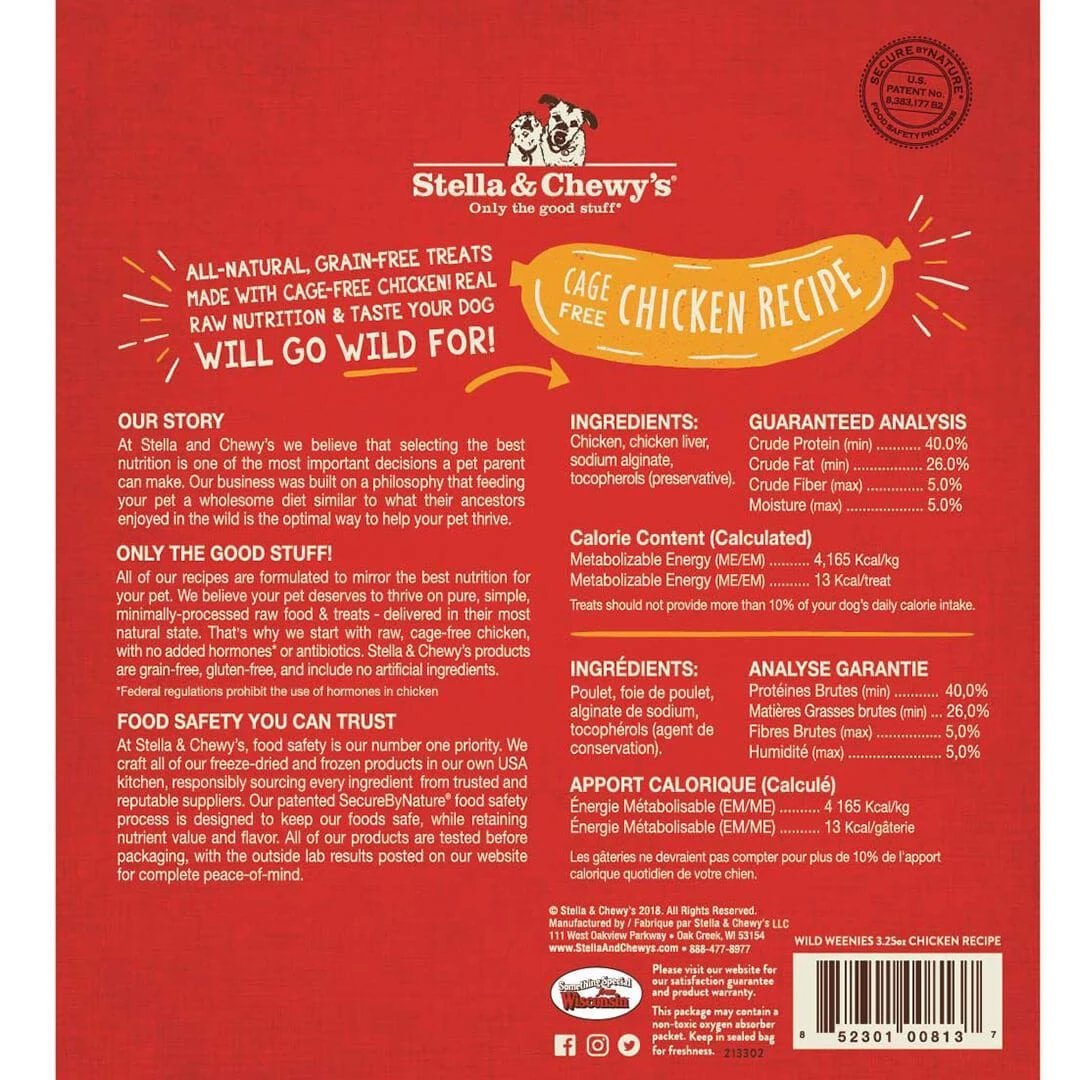 Stella & Chewy's Cage-Free Chicken Wild Weenies by Stella & Chewy's