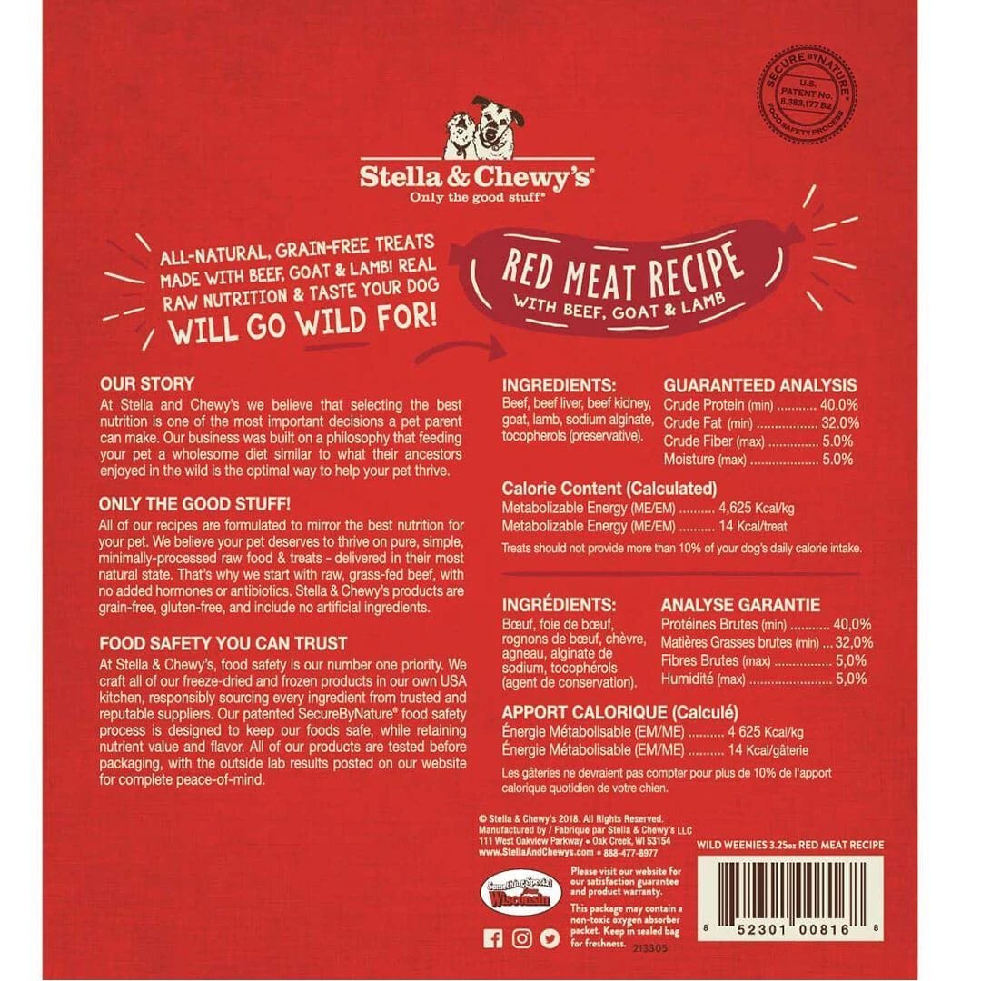 Stella & Chewy's Red Meat Wild Weenies by Stella & Chewy's