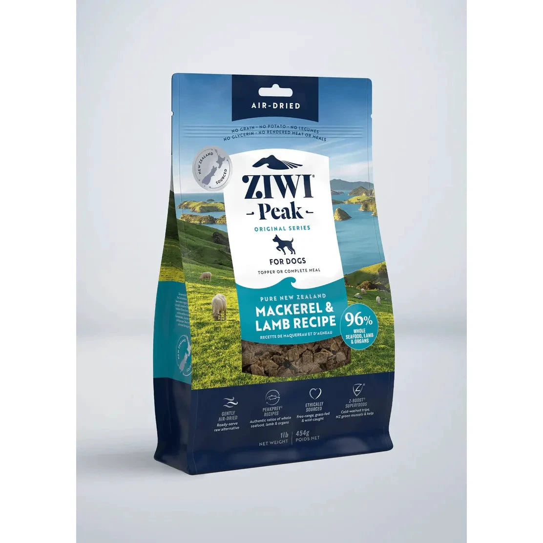 ZIWI Peak Air Dried Dog Food Mackerel & Lamb Recipe by Ziwi