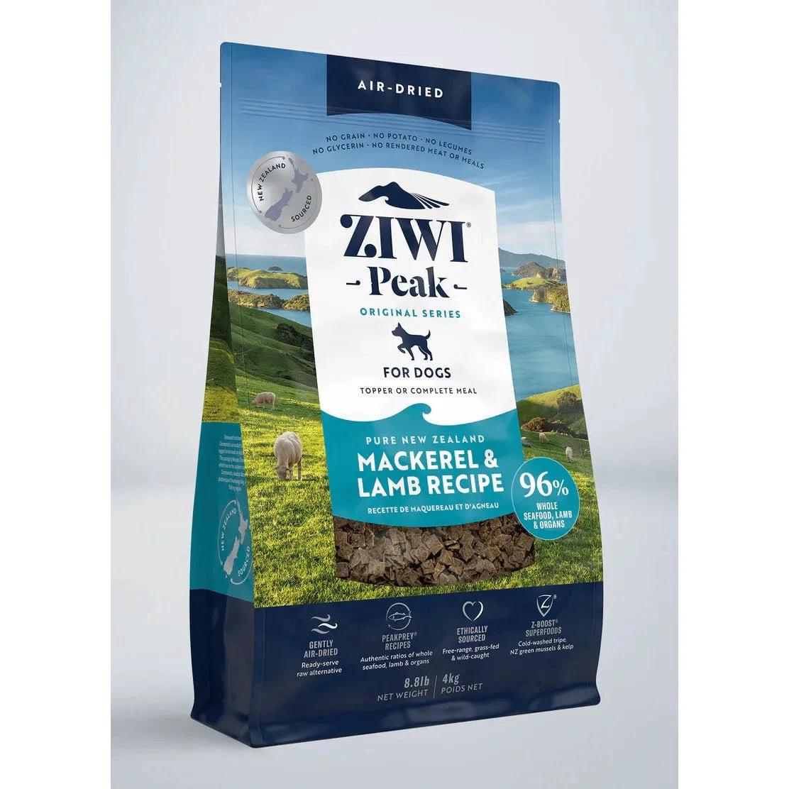 ZIWI Peak Air Dried Dog Food Mackerel & Lamb Recipe by Ziwi