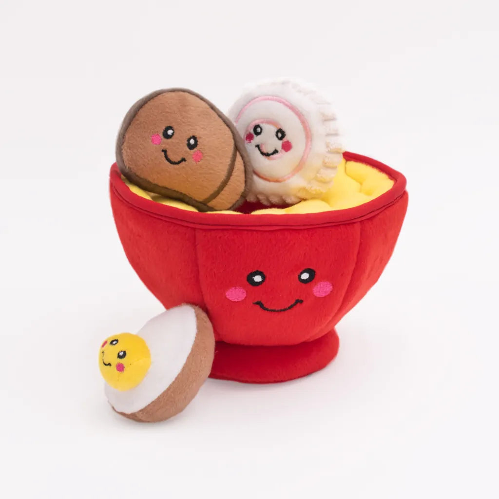 ZippyPaws Burrow Ramen Bowl Toy