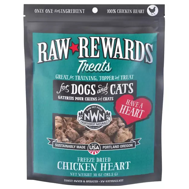 Northwest Naturals Freeze-Dried Treats - Chicken Heart 283g
