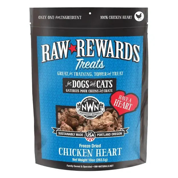 Northwest Naturals Freeze-Dried Treats - Chicken Heart 283g by Northwest Naturals