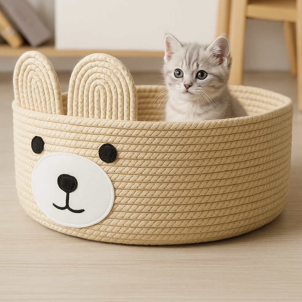 Chaiyat Boutique Woven Pet Circular Basket