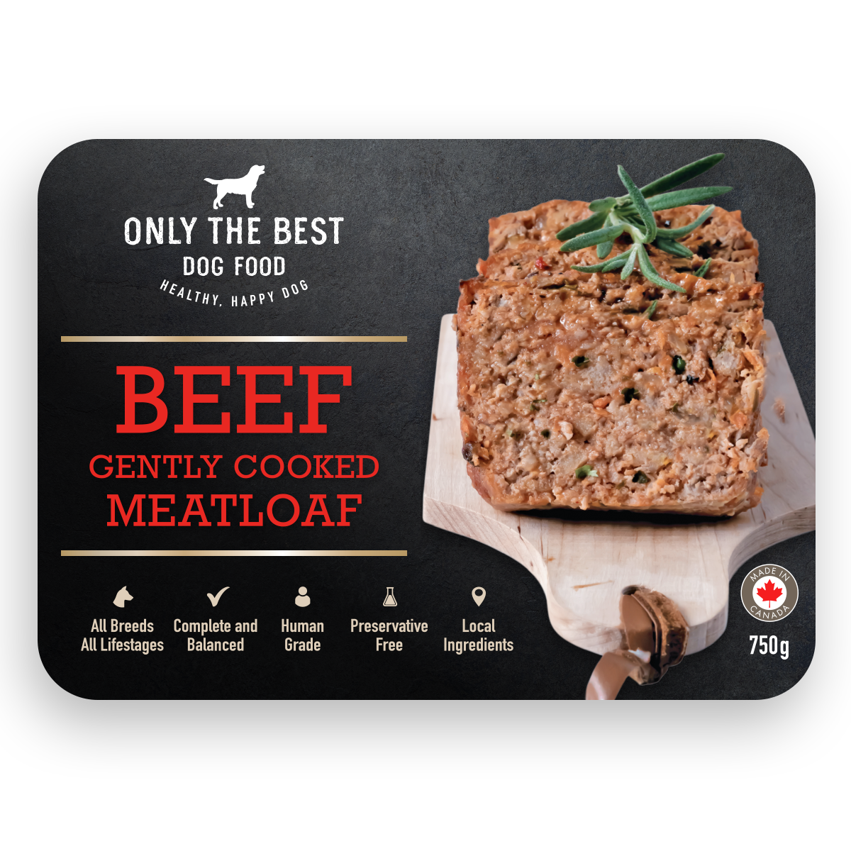 Only The Best Gently Cooked Beef Meatloaf 750 grams