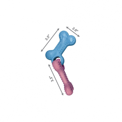 Kong® ChewStix Puppy Link Bone Medium Dog Toy