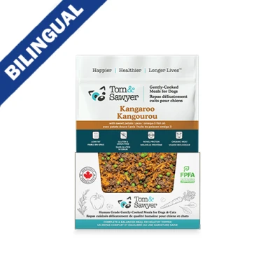 Tom&Sawyer Kangaroo Gently-cooked Frozen Meals for Dogs by Tom Sawyer
