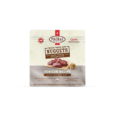 Primal™ Freeze-Dried Raw Nuggets Venison Recipe Dog Food