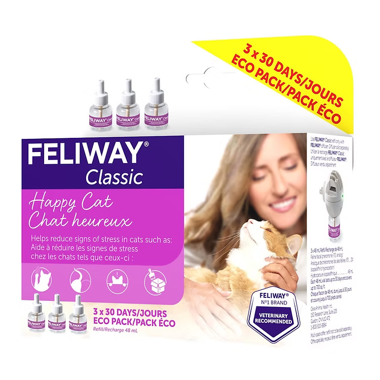 Feliway Classic Diffuser/Refill - Calms & Comforts Cats at Home by BEAM Pharmacy