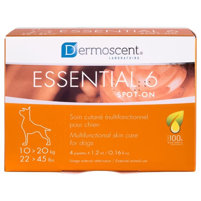 Dermoscent Essential 6 spot-on for Dogs, 4 tubes by BEAM Pharmacy